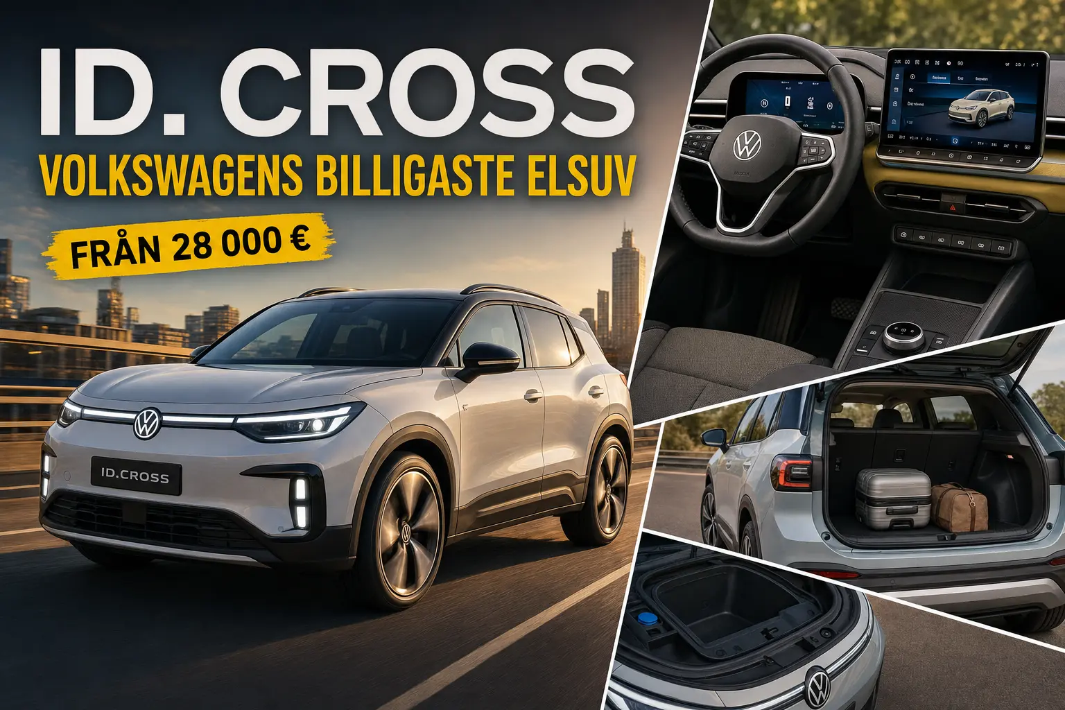 Volkswagen ID. Cross blir billigaste elsuven från märket